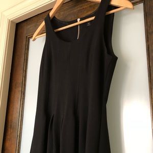 J.Crew A-Line Seamed Black Dress